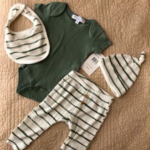 NWT Rachel Zoe Baby - 3/6 month Sage Green Onesie Outfit